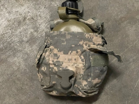 1QT Canteen with ACU Pouch - Genuine USGI Military Canteen 1 Quart UCP Cover
