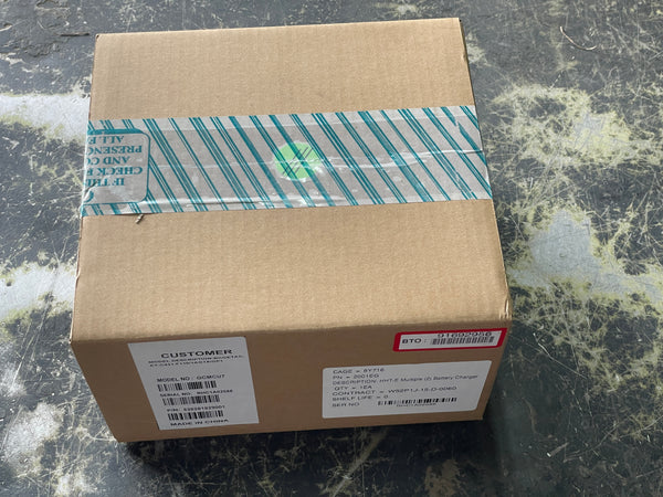 Getac AY-C431 Dual Bay Battery Charger Model No: GCMCU7 w/ Power Cord - NIB