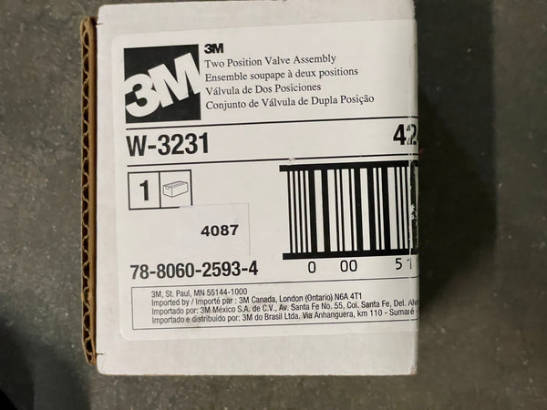 3M PRESSURE DEMAND VALVE ASSEMBLY W-3232 **NEW**