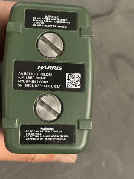 HARRIS RF-5911-PS001 AA BATTERY HOLDER CASE 12050-2001-01 Falcon radio