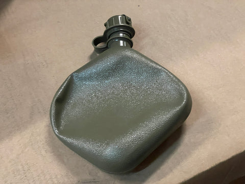 NEW!!! US Military 2 Quart Collapsible Canteen M-1 NBC Chem Cap BPA Free OD