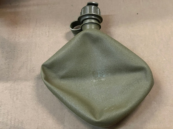 NEW!!! US Military 2 Quart Collapsible Canteen M-1 NBC Chem Cap BPA Free OD