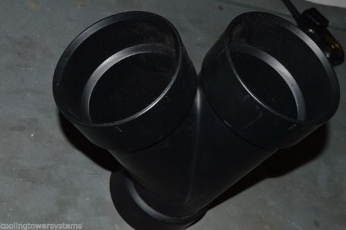 Y Branch Plumbing Fitting 4" BOX OF 5 New - Charlotte ABS