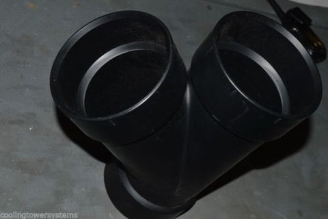 Y Branch Plumbing Fitting 4" BOX OF 5 New - Charlotte ABS