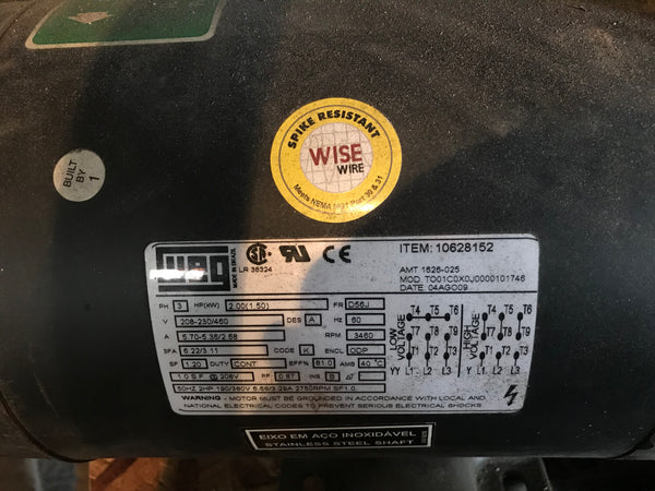 2HP ODP AMT Water Pump 208-230/460V/3/60Hz