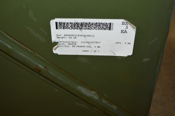 81mm Ammo Can M853A1 Tall Military Metal Can Genuine USGI EXCELLENT Condition NSN:1315-01-353-7617