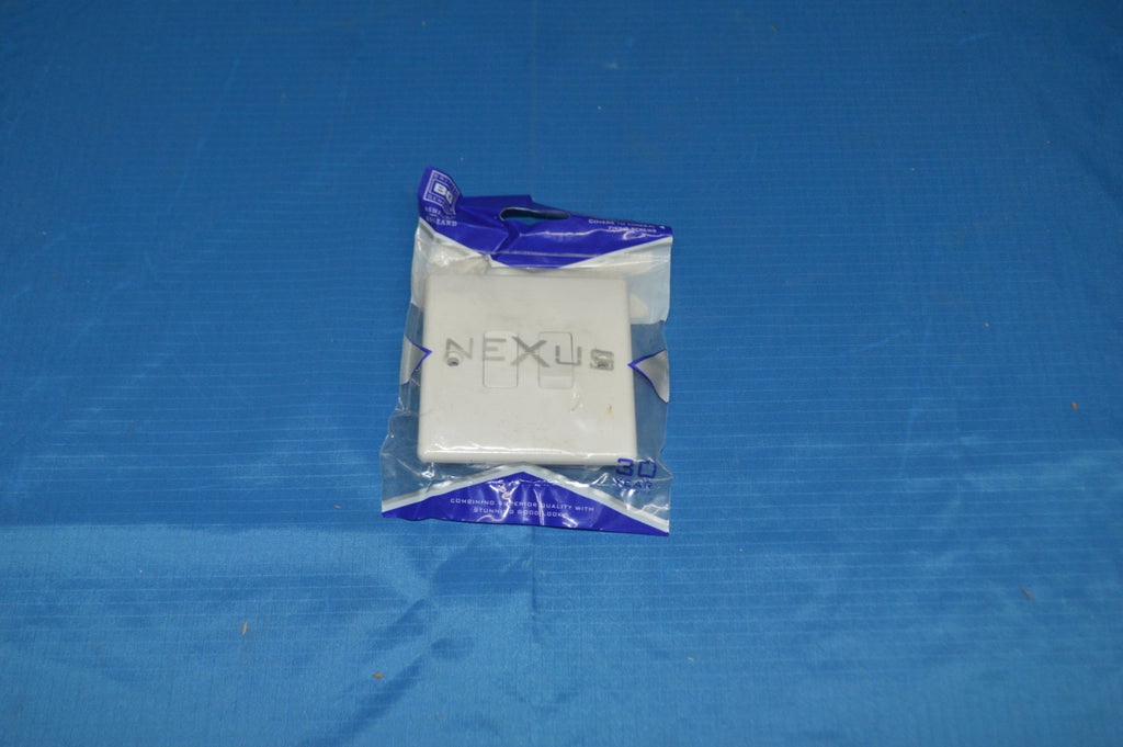 BG Electrical 842 10AX Double 2-Way Light Switch - White