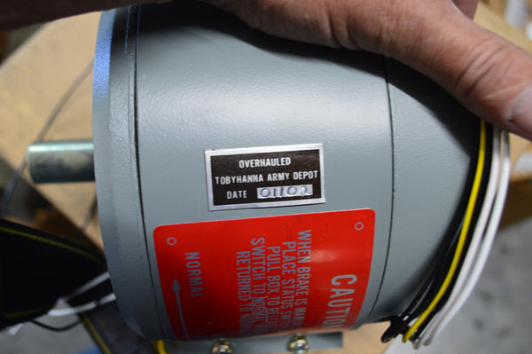 Dings Dynamics Double C Face Electric Brake ,120V,1PH,15Ft/Lb P/N:SM-A-949325-1 NSN:6110-01-070-3780