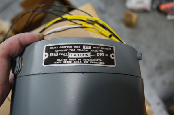 Dings Dynamics Double C Face Electric Brake ,120V,1PH,15Ft/Lb P/N:SM-A-949325-1 NSN:6110-01-070-3780