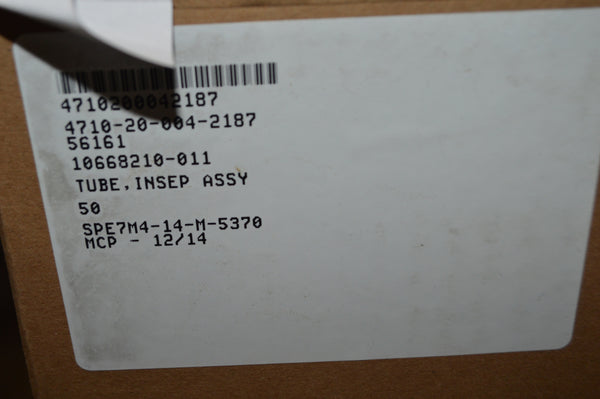 TUBE,INSEP ASSEMBLY NSN:4710-20-004-2187
