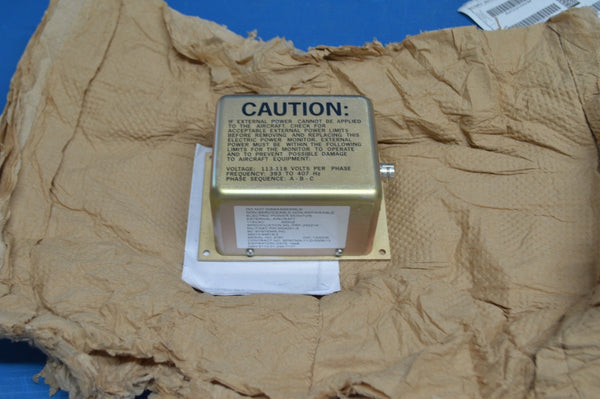 Electric Power Monitor, External Aircraft, 115VAC, 400HZ P/N:94618-3 NSN:6110-01-246-7177