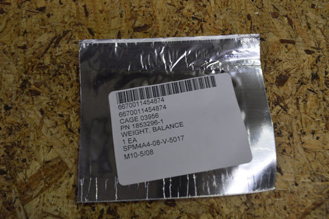 Weight Balance NSN:6670-01-145-4874 P/N:1853296-1