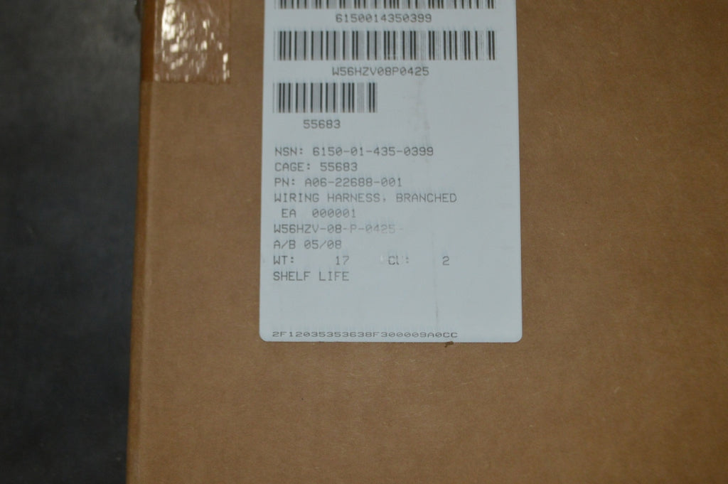 Branched Wiring Harness For Use With/On: 14 to 20 ton vehicle configuration m916a2, m916a1, m1062