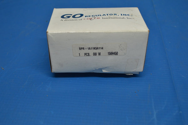 Go Subatmospheric Pressure Regulator SPR-1A11K5A114