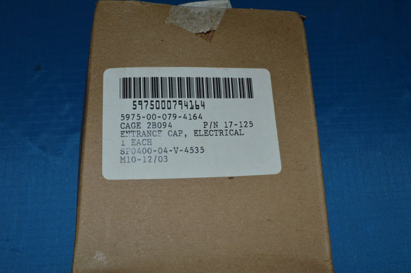 1 1/4" Threaded Electrical Entrance Cap NSN: 5975-00-079-4164 P/N: 17-125G