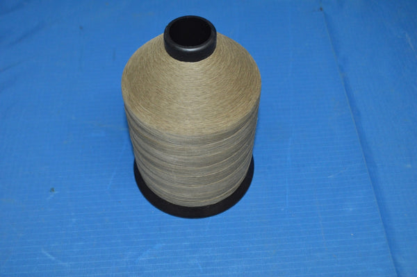 Military Thread, Glazed Finish, Z Twist, Size 50, 3 Ply, Khaki 66019 NSN: 8310-00-238-4334