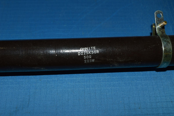 OHMITE USA D225K50R OHM 225 WATT RESISTOR Adjustable Vitreous Enamal Ceramic NSN: 5905-00-283-7271