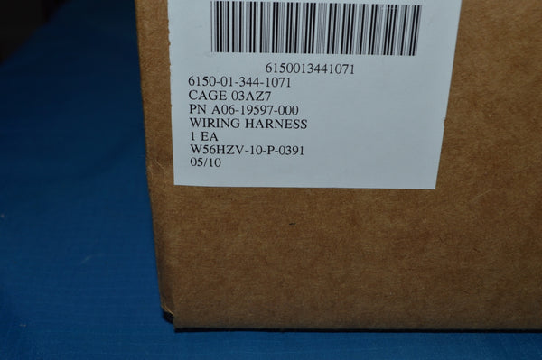 80" Wiring Harness Truck Tractor Rear Axle Drive Part# A06-19597-000 NSN: 6150-01-344-1071