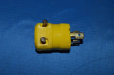 Hubbell HBL4723VY Twistlock Locking Valise Plug 15 amp, 125V, L5-15P NSN 5935-00-589-0012 P/N: 4723VY