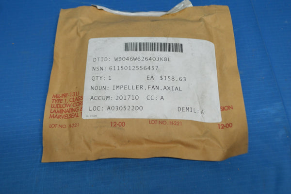 Axial Fan Impeller NSN: 6115-01-255-6457 Model: 150SG1107