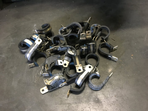 (10) MS21919WDG14 7/8" UMPCO Single Loop Cushioned Clamp