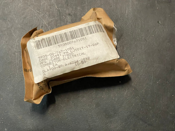 Amphenol LJT01T-17-26P Electrical Plug Connector NSN:5935-00-767-1051