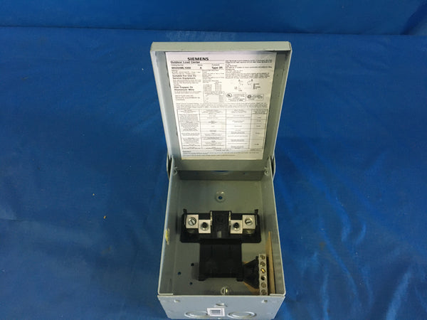Siemens W0204ML1060 Outdoor Load Center 60A Main Lug