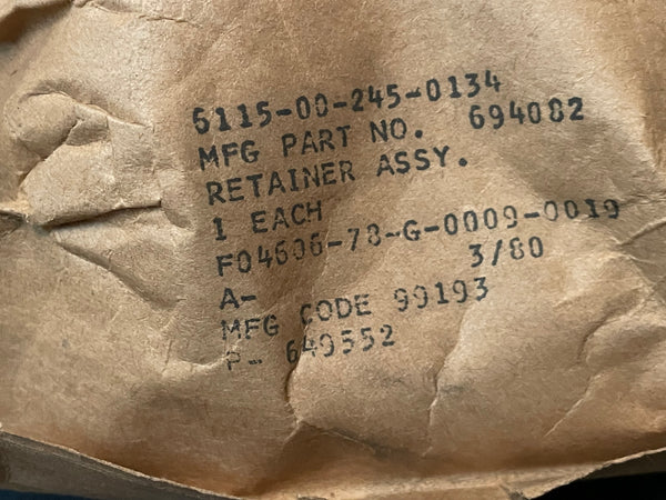 Honeywell International 694082 Bearing Id Retainer NSN:6115-00-245-0134