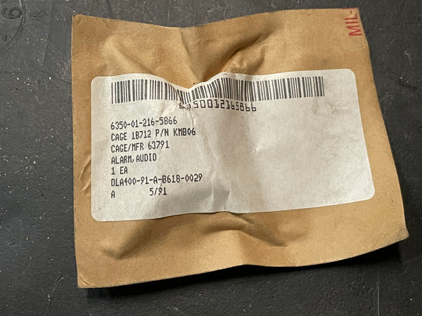 Star Micronics KMB06 Audio Alarm NSN:6350-01-216-5866