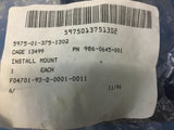 Rockwell Collins Electrical Equipment Mounting Base for Huumv/cuttv NSN: 5975-01-375-1302 P/N: 986-0645-001