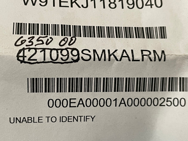 Kiddie Frynetics 0915E Smoke Alarm NSN:635000SMKALRM