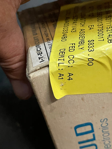 Gould ETN6926 Switch Assembly NSN:5930-01-373-0017