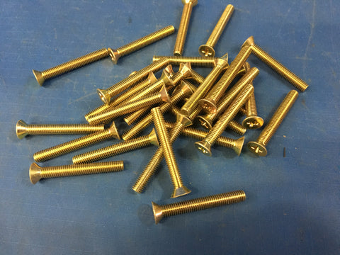 (100) MS35191-278 Machine Screw 3/8" x  1 1/2" 55,000PSI NSN:5305-00-984-7352