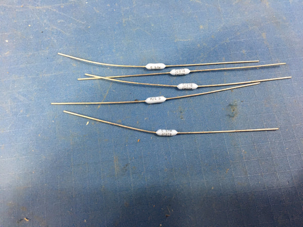 (5) Military Spec RLR07C41R2FS Film Fixed Resistor 41.200 ohms NSN:5905-01-206-9978