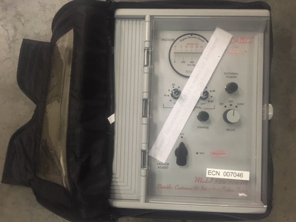 326/326M Impact Portable Continuous/Intermittent Surgical Suction Pump Aspirator P/N:800-0326-04 NSN:6515-01-435-0050
