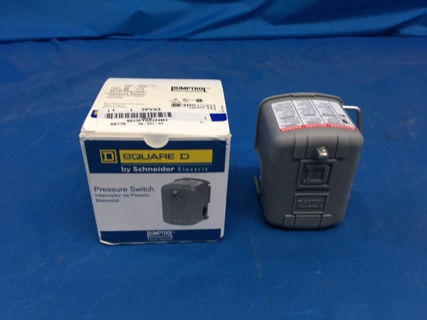 Square D Pumptrol 40 psi 60 psi Pressure Switch  P/N:9013FYG2J24MI NSN:5930-01-586-3692