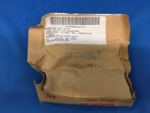 Wire Wound Induct Fixed Resistor P/N:RW22V5R6 NSN:5905-00-051-6944