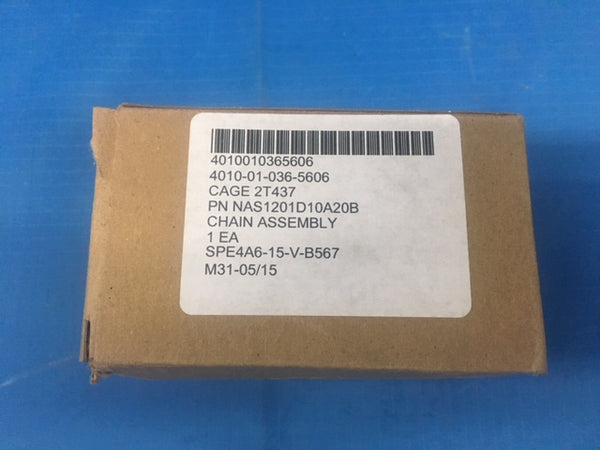 (10)  10" Stainless Steel Bead Chain NSN:4010-01-036-5606