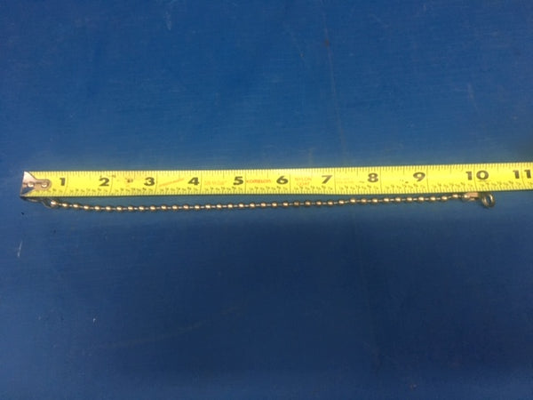 (10)  10" Stainless Steel Bead Chain NSN:4010-01-036-5606