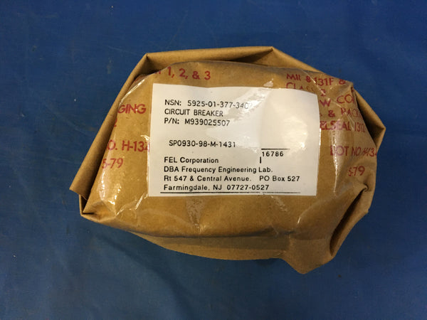 F E L Corp AS168X-CB3 Circuit Breaker 5A 480VAC NSN:5925-01-377-3407