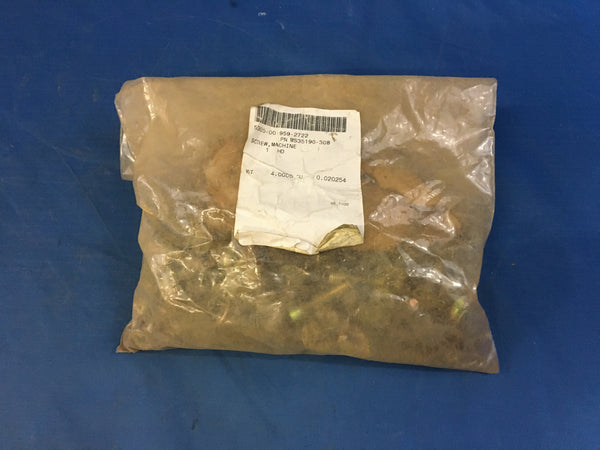 (100) National Aerospace Standards MS35190-308 Machine Screw NSN:5305-00-959-2722