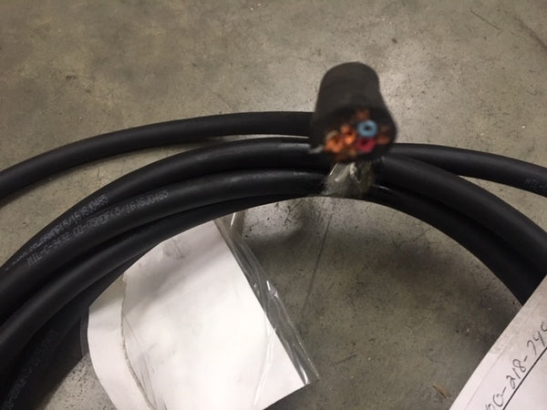 20" Electrical Power Cable 16awg Model: CO-05MOF(5/16)SJ0485 NSN: 6145-00-218-7494