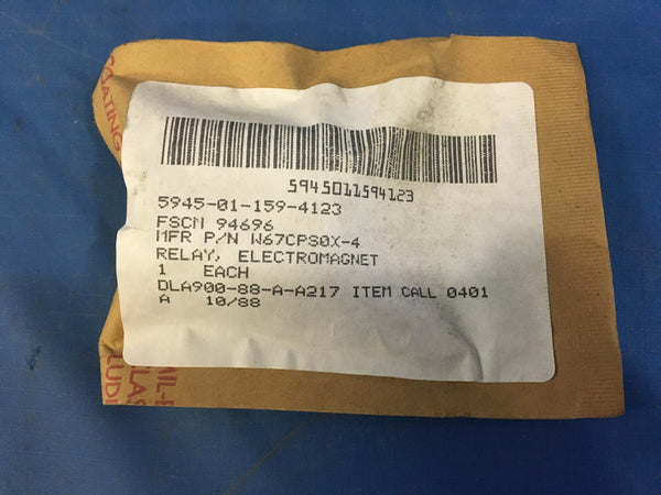 Magnecraft W67CPSOX-4 Electromagnetic Relay 5A 28VDC NSN:5945-01-159-4123