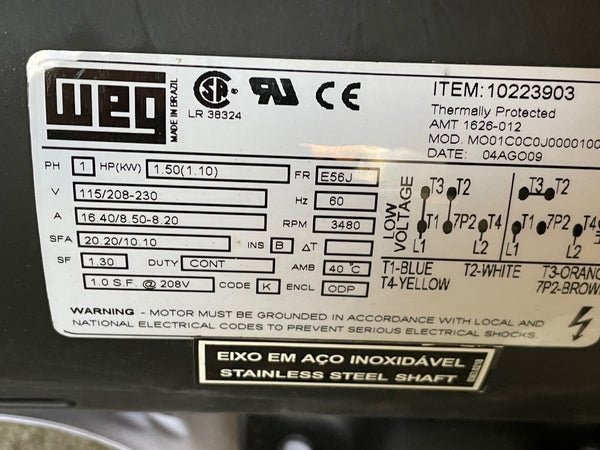 1.5HP ODP AMT 4902-95  115/208-230V 1PH 60Hz Water Pump