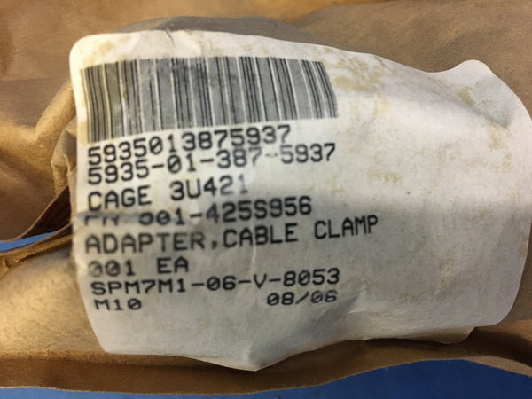 General Dynamics 901-425S956 Adapter, Cable Clamp NSN:5935-01-387-5937