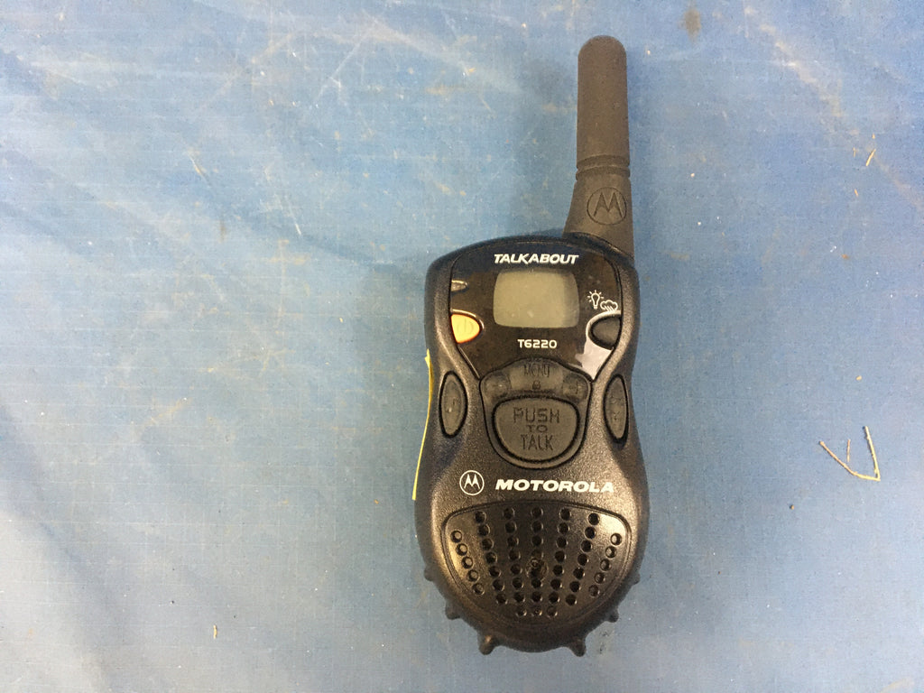 Motorola TalkAbout T6220 Two-Way Radio NSN:5836DSRECEIVO