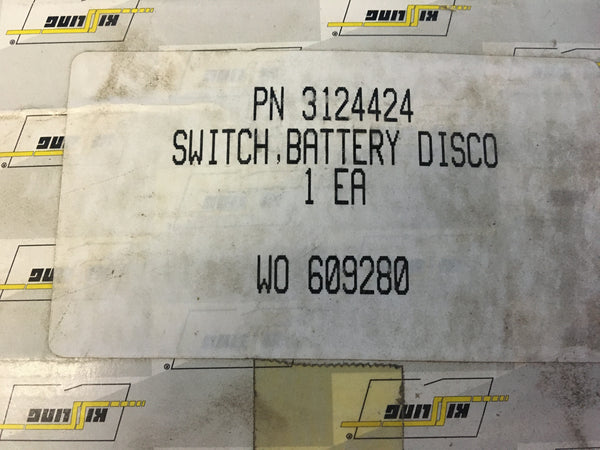 1000A Kissling Two Pole Battery Disconnect Switch 24-01-00-901