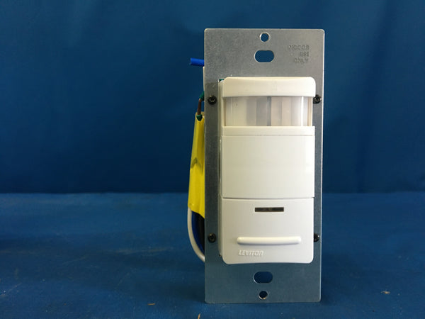 NEW!!! Leviton 091-OSSNL-IDW Decora Passive Infrared Wall Switch Occupancy Sensor
