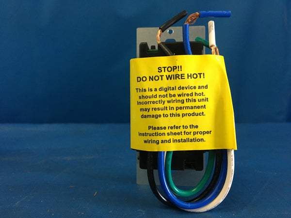 NEW!!! Leviton 091-OSSNL-IDW Decora Passive Infrared Wall Switch Occupancy Sensor