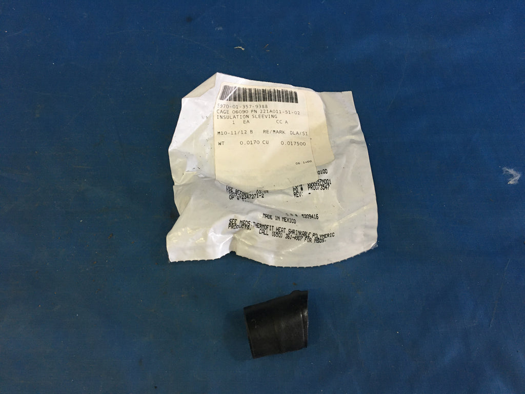 Tyco 12347271-2 Special Purpose Electrical Insulation Sleeving NSN:5970-01-357-9388